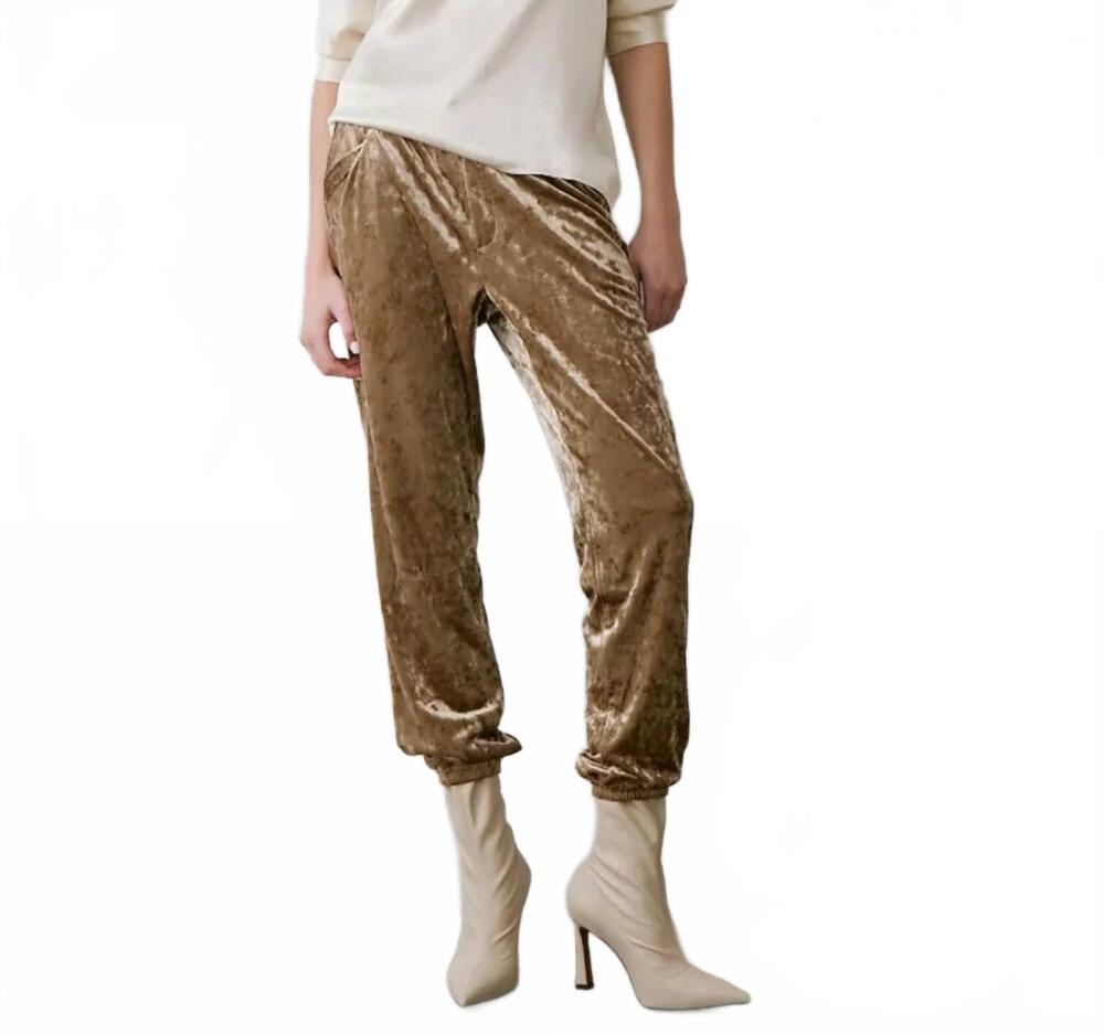 NEW MELISSA NEPTON torin velvet pant in copper